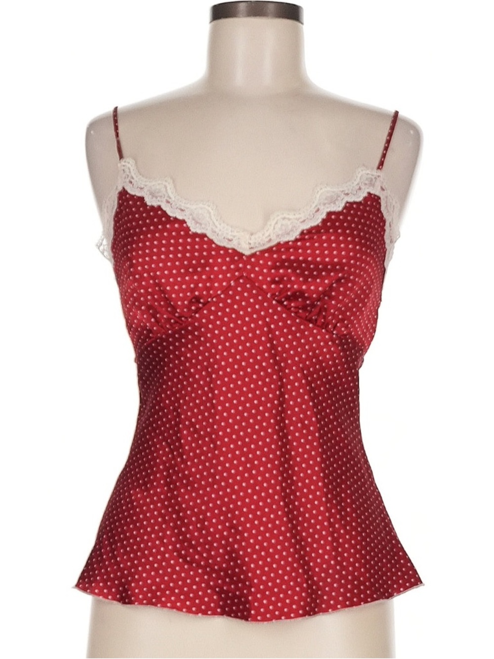 Heart Soul Red and White Polka Dot Cami